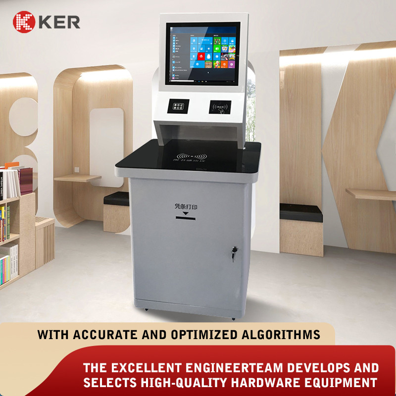 Latest company case about Rfid Card Reader Free Standing Intelligent Self Service Borrow And Return Kiosk