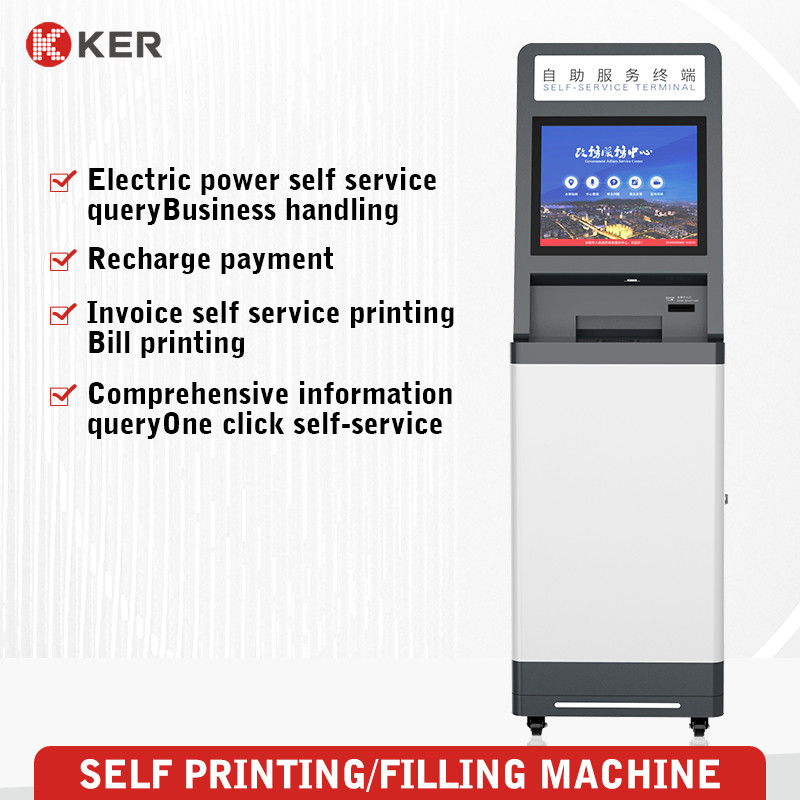 Latest company case about Automatic Ticket A4 Document Printing Self Service Print Terminal Kiosk