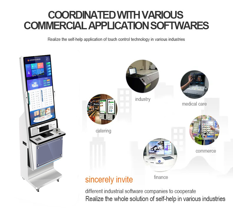 Latest company case about Capacitive Touch Screen Self Service Report Print Terminal