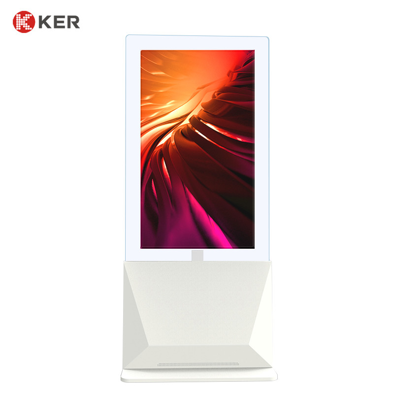 Latest company case about double side advertising player for supermarket\ exhibition ultra thin advertising display digital signage and displays