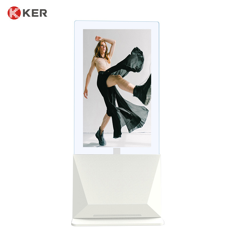 Latest company case about 43&quot; 55&quot; stand floor double side advertising display for shopping mall ultra thin digital signage and displays