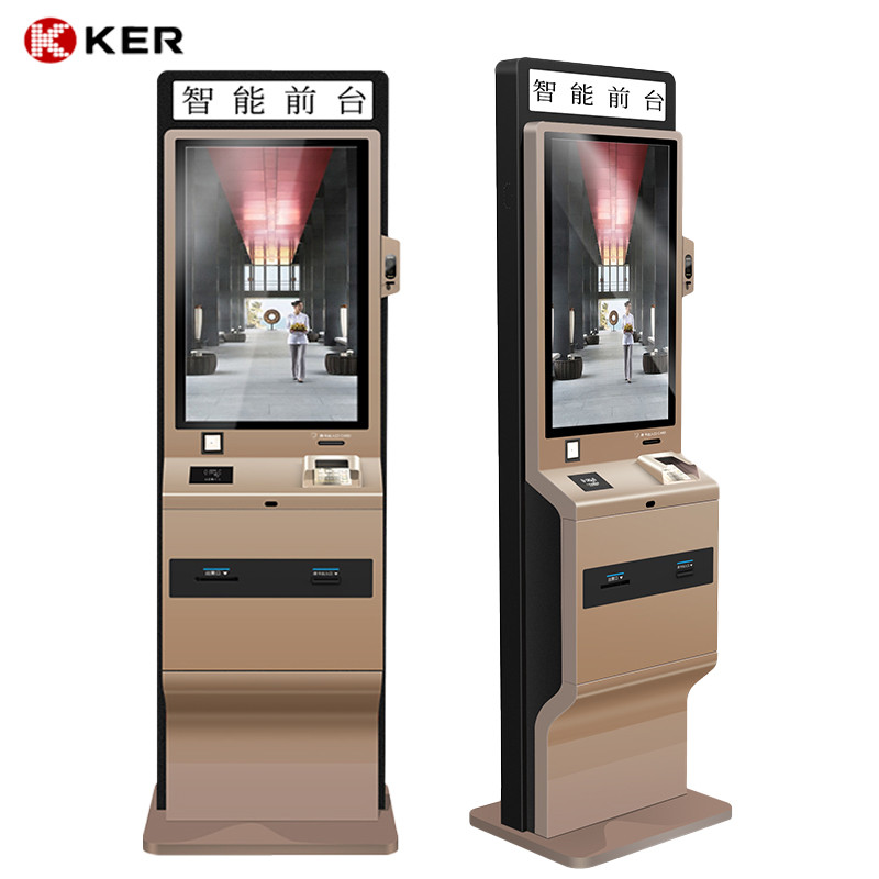 Latest company case about 27 Inch Android Kiosk Machine Self Service Check In And Check Out Terminal Multifunction Self Service Terminal