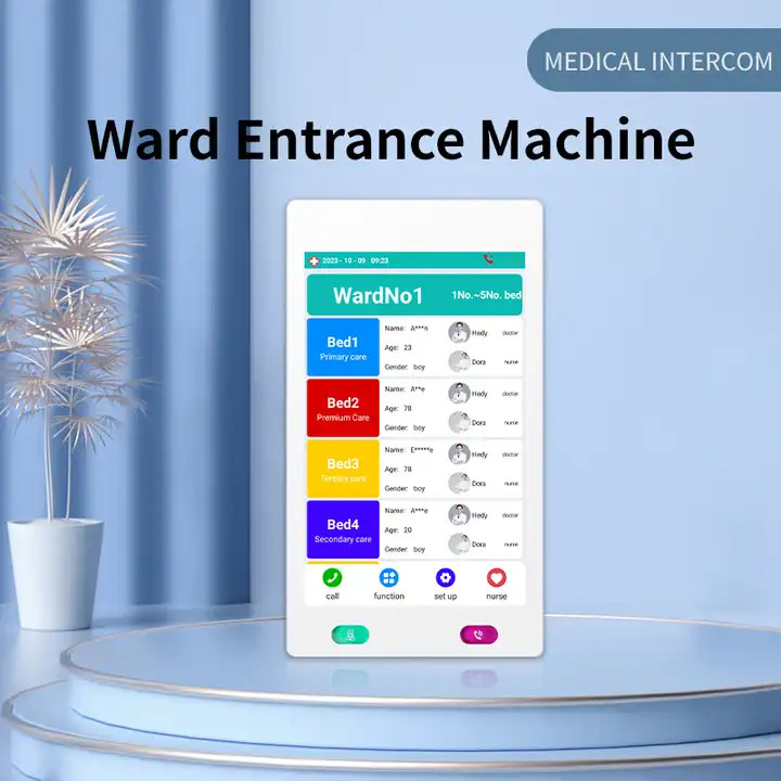 Latest company case about 8 10 15.6 inch Hospital Nurse Call System Wireless Medical Nurse Call System Ward Entrance Machine
