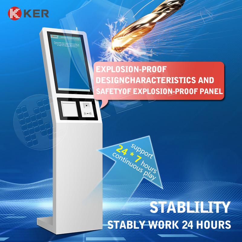 Latest company case about Manufacturer Queue management machine queue ticket dispenser kiosk token number display for hospital/bank/commercial hall