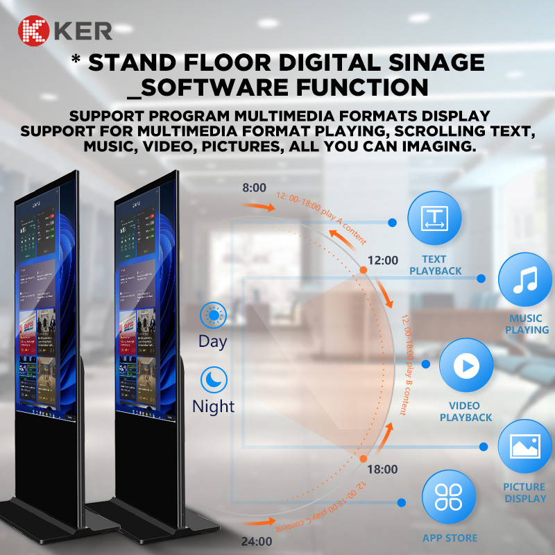 Latest company case about LCD Led Video Wall Stainless Steel Bracket Led Display Screen Digital Signage And Panel Poster Display Stand