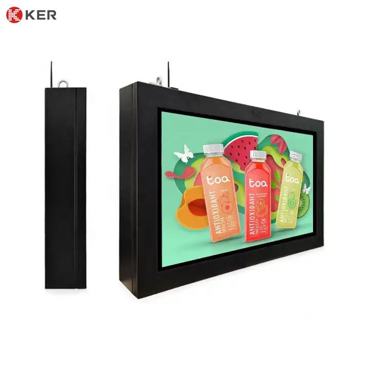 Latest company case about 43&quot; 49&quot; 55&quot; 65&quot; outdoor digital signage IP55\ IP65 outdoor wall mount digital signage digital signage and displays outdoor