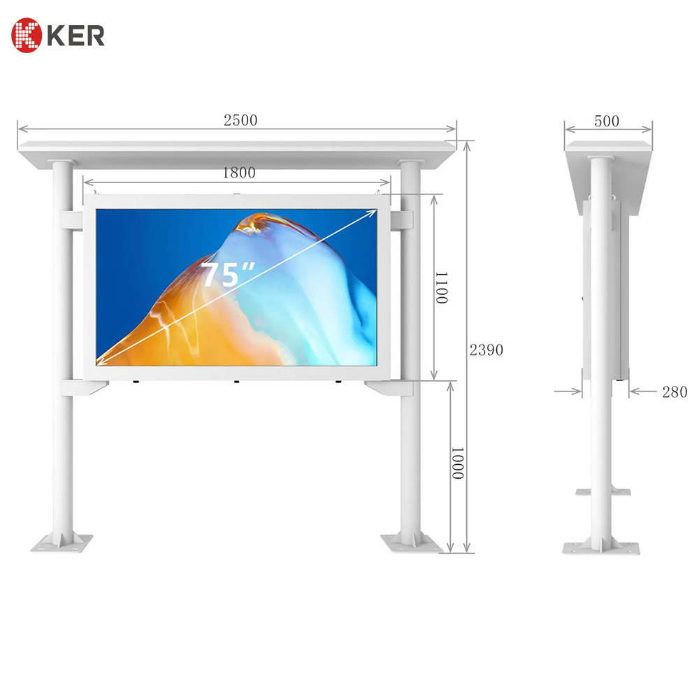 Latest company case about Customized Outdoor Bus Stop Outdoor Lcd Advertising Display Bus Shelter Station