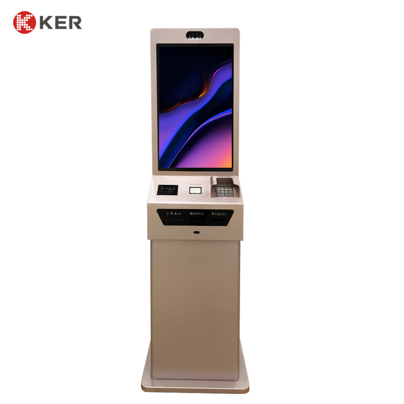 Latest company case about Factory direct sale OEM ODM 27 inch Customizable Design Hotel Kiosk Self Check-in Hotel Key Card Dispenser Kiosk