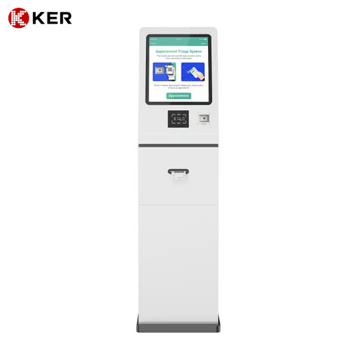 Latest company case about 17 inches self service kiosk touch screen multifunction self service kiosk with thermal ticket printer kiosk windows 10