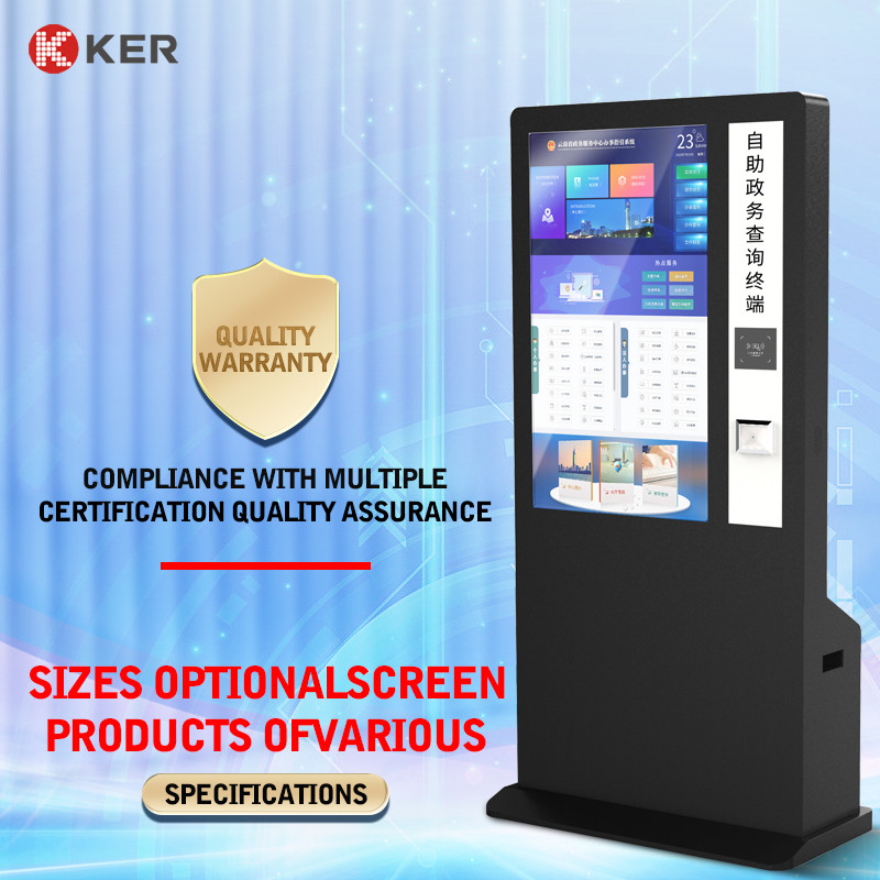 Latest company case about smart kiosk currency teller bill printer fast food 32 inch kiosk touch order payment self  kiosk touch screen for kitchen
