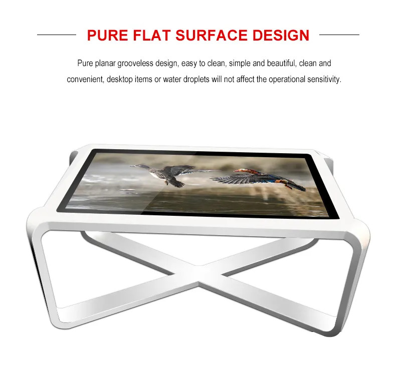 Latest company case about 43&quot; 49&quot; 55&quot; Interactive Lcd Touch Game Table Lcd Multifunction Self Service Kiosk