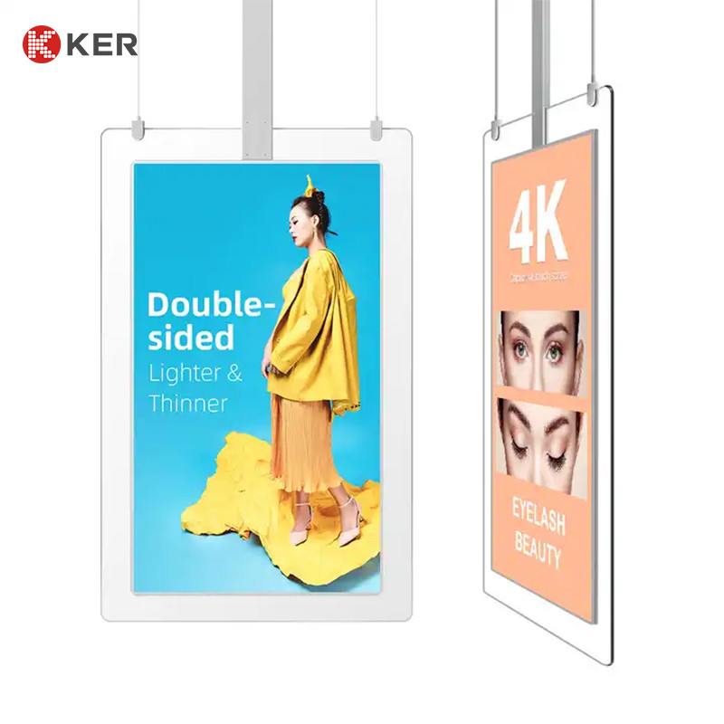 Latest company case about 43&quot; 55&quot; double side horizontal double side digital signage windows signage indoor smart tv wifi digital signage and displays