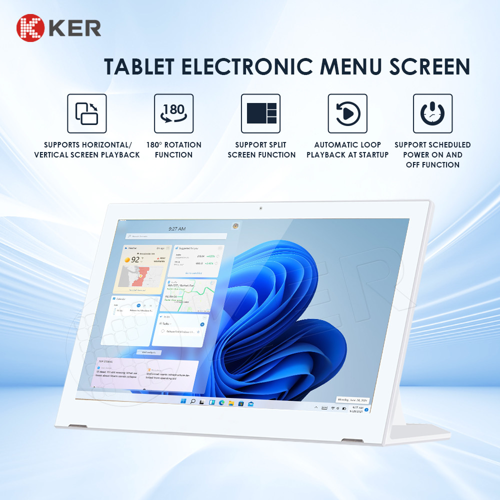 Latest company case about tablet magnetic sign electron folder led board food restaurant menu desktop digital menu board