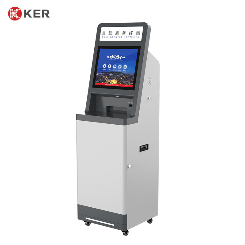 Latest company case about 19 Inch Automatic Ticket A4 Document Printing Self Service Print Terminal Kiosk
