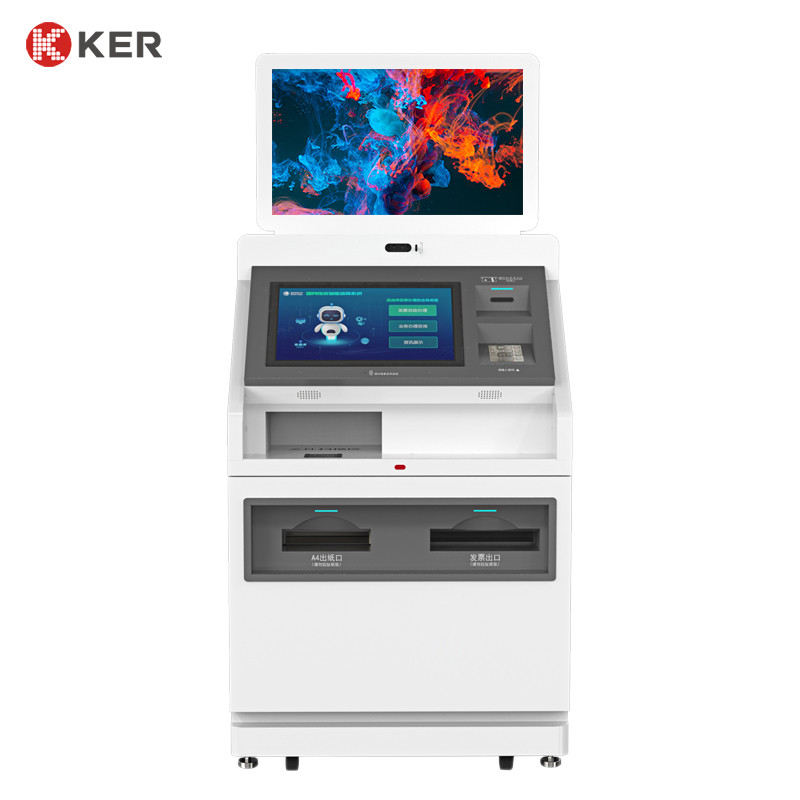 Latest company case about Government Multi-Points Touch Screen Kiosk System Self Service Report Print Terminal