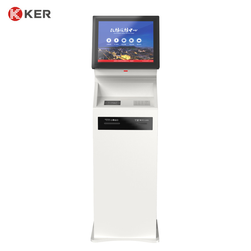 Latest company case about 18.5 inches self service kiosk capacitive touch screen floor stand touch screen kiosk WINDOWS 10 system touch screen kiosk