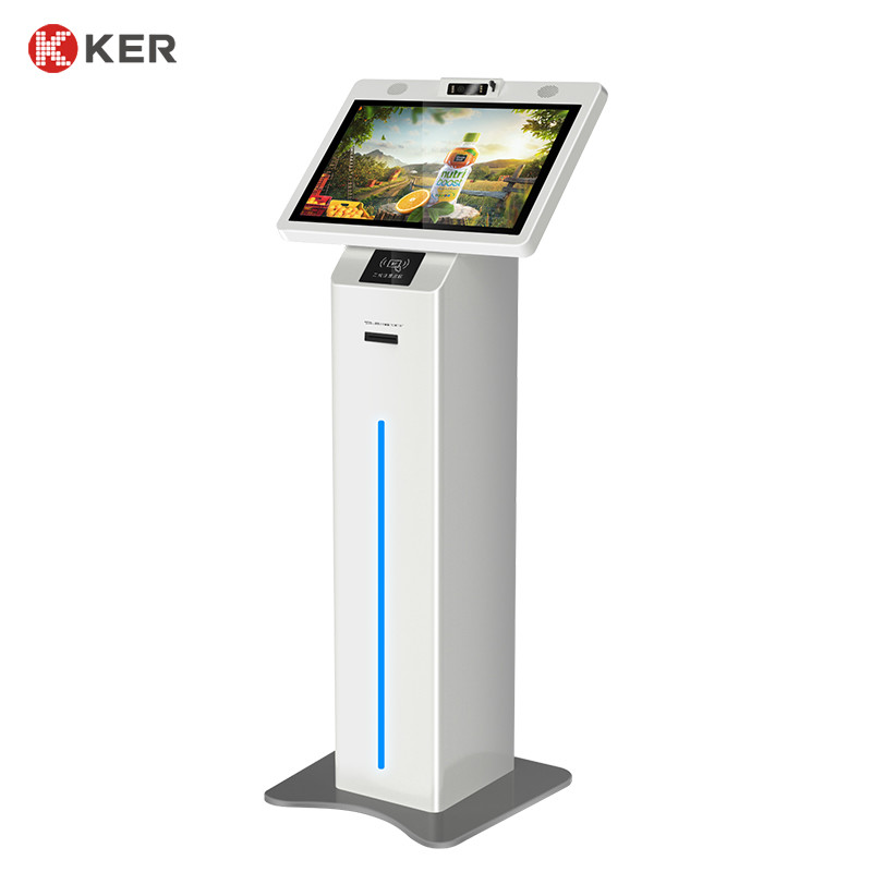 Latest company case about 18.5 inches self service ticket kiosk for queue and call digital kiosk touch screen IC\ID\NFC card reader for self-service kiosk