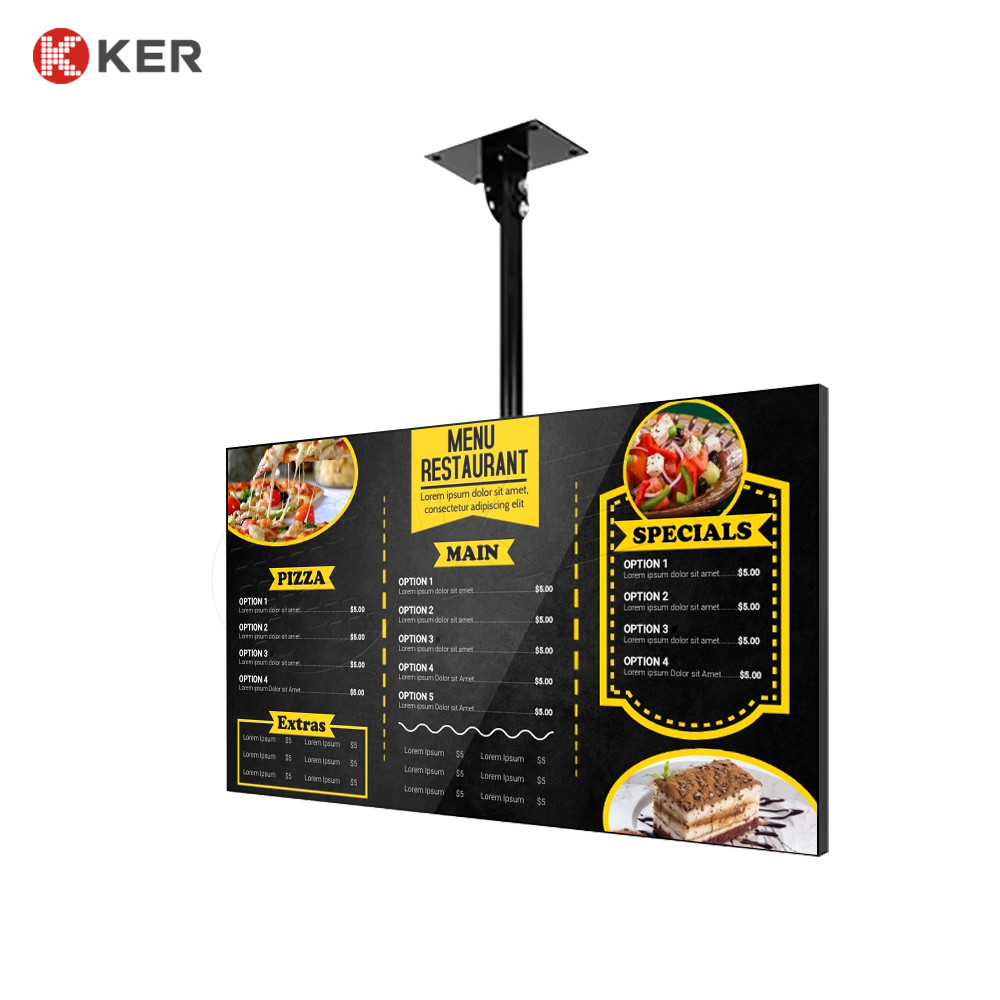 Latest company case about 32 43 inch wall mounted HD 1080p LCD panel advertising machine digital signage for shop display