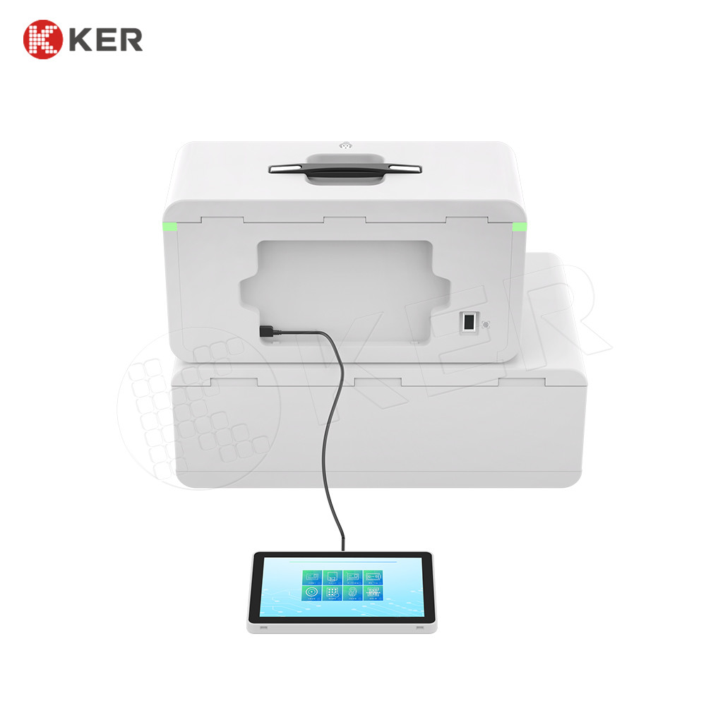 Latest company case about High-speed of continuous printing 10.1 inch Dual-sided prin ID card reading ID Card Printer Portable Card Dispenser Printer