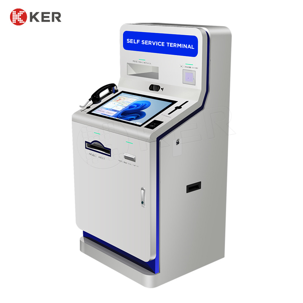 Latest company case about Good quality 21.5 inches printer cash/coin acceptor/dispenser touchscreen print kiosks self service cash payment kiosks