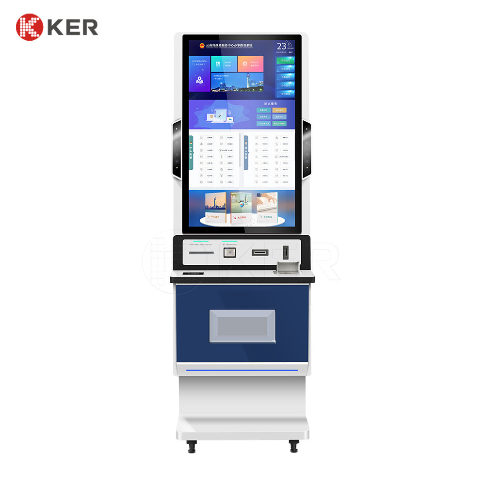 Latest company case about New arrival 32 inches cash/coin acceptor/dispenser A4 scanner printer touchscreen print kiosks self service cash payment kiosks