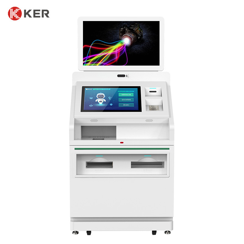 Latest company case about multifunction kiosk OEM ODM manufacturer payment kiosk retail 32'' self-service photo booth kiosk payment terminal rfid