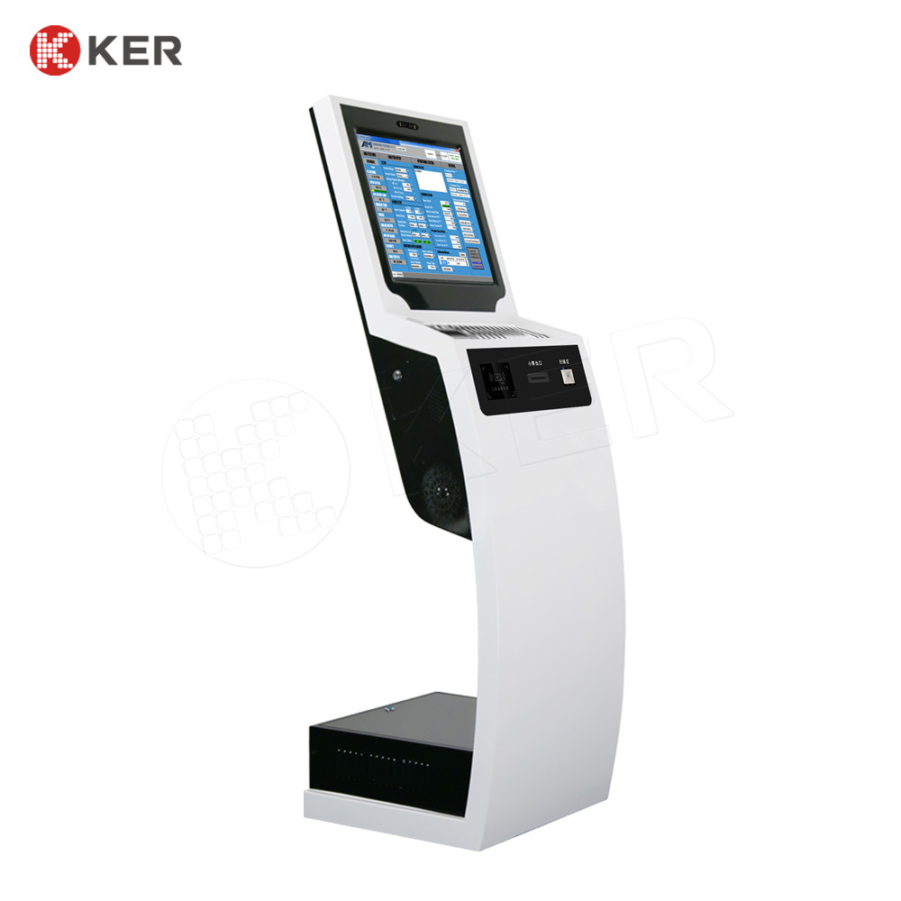 Latest company case about 19 inches WINDOWS 10 SDK customization touchscreen print ticket kiosks self service payment kiosks