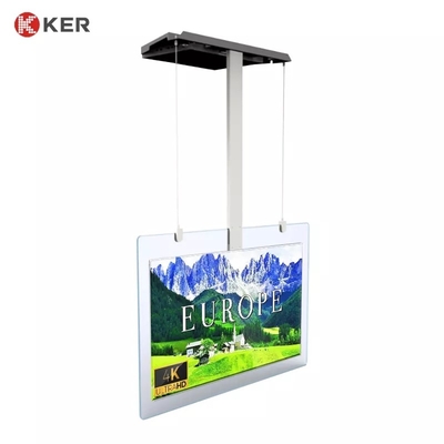 High Quality Portable 32 43 49 55 Inch Double Side Hanging Digital Signage