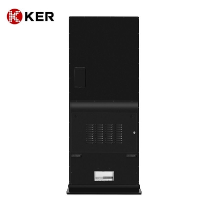 Floor standing vertical tv touch screen kiosk 4k outdoor advertising player display screen HD lcd led digital signage
