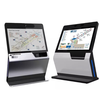 55 Inch Functional Smart Self Service Inquiry Kiosk Queue Management System Touch Payment Kiosk