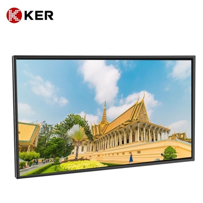 Subway Advertising 55 Inch Capacitive 10 Points Touch Screen Indoor Building Hanging Lcd Digital Signage