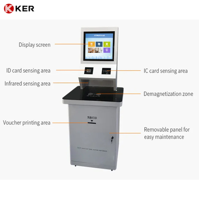 Query Function Payment Touch Screen Interactive Long Standby Terminal Self Service Pos Queue Kiosk For Library