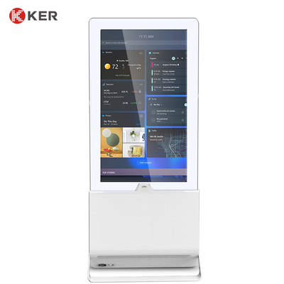 55 Inch Double Screen Floor Standing Large Digital Signage And Displays Double Sided Advertising Machine