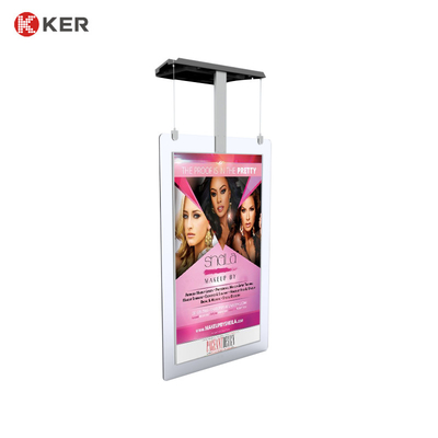 55 Inch Smart Dual Side Digital Signage Ceiling Floor Advertising Display