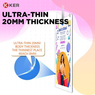 High Quality 43" Dual Screen Powered Digital Signage Advertising Display