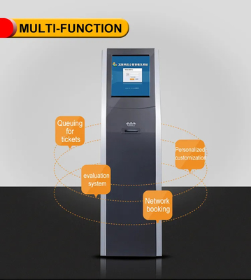 Cheque Scanner Stand Floor Self Service Terminal Multifunction Self Service Terminal