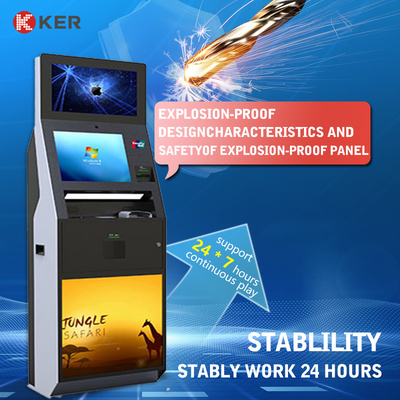 Government Service Terminal Bill Acceptor Ticket Self Service Kiosk