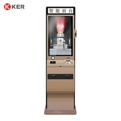 Customize Ic Id Card Reader Card Issuer Qr Code Scanner Hotel Terminal Self Service Kiosk