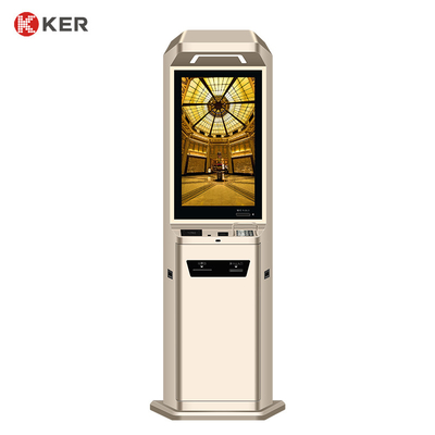 Windows/Android Iron Sheet Metal Body Hotel Terminal Self Service Kiosk