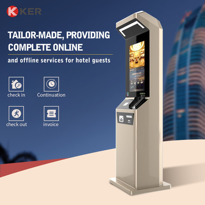 Factory Direct Sale Unionpay Card Reader Hotel Terminal Multifunction Self Service Kiosk