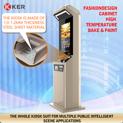 Factory Direct Sale Unionpay Card Reader Hotel Terminal Multifunction Self Service Kiosk