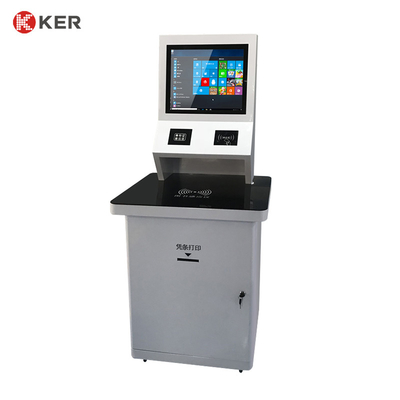 Built-In Rfid Reader Capacitive Touch Screen Library Multifunction Self Service Kiosk