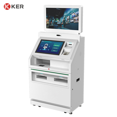 Card Reader Dispenser All In One passport scanner touch screen self service print terminal Kiosk