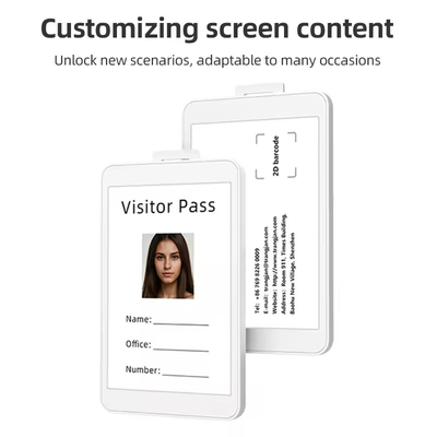 Office Electronic Employee Digital Work Badge Employee ID Card Holder and Badge