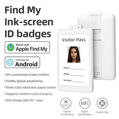 Office Electronic Employee Digital Work Badge Employee ID Card Holder and Badge