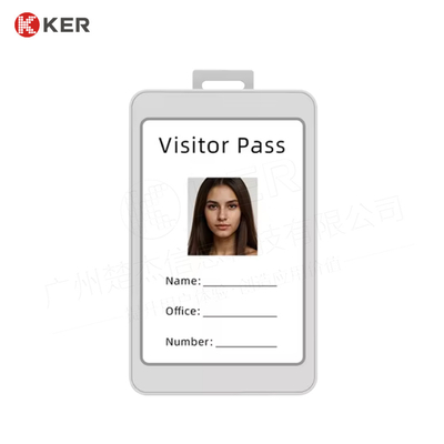 NFC 3.7 Inch Reusable E-ink Work Card Work Badge Battery Free ID badge Epaper Wireless Name Badge