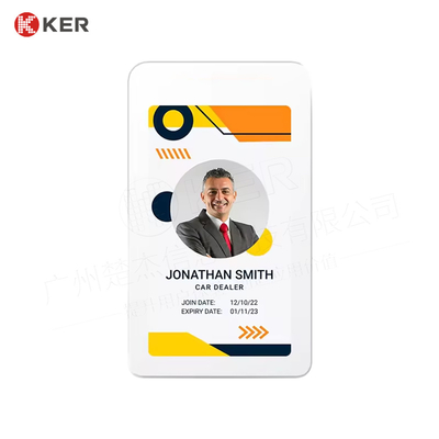 Office electronic RFID/NFC Plastic Card Smart Employee ID Badge Card Conference Event Pvc Photo polycarbonate ID Card