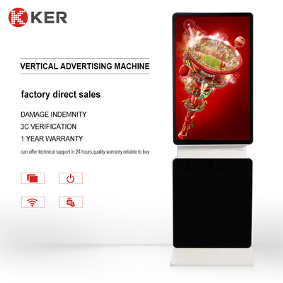 Super Slim Floor Standing 55 Inch Led Advertising Display