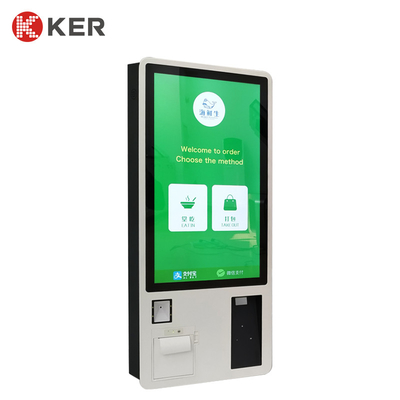 Restaurant Fast Food 24 32 Inch Self Service Ordering Kiosk
