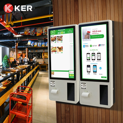 Wall Mount KER 21.5 24 Inch Self Service Ordering Kiosk